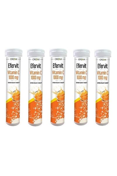 Ocean Effervit Vitamin C 1000 Mg 5 Pieces