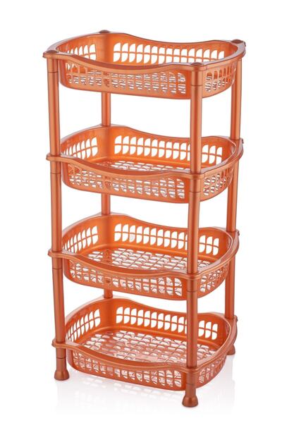 Merdem 4'lü Oval Sebzelik Renkli