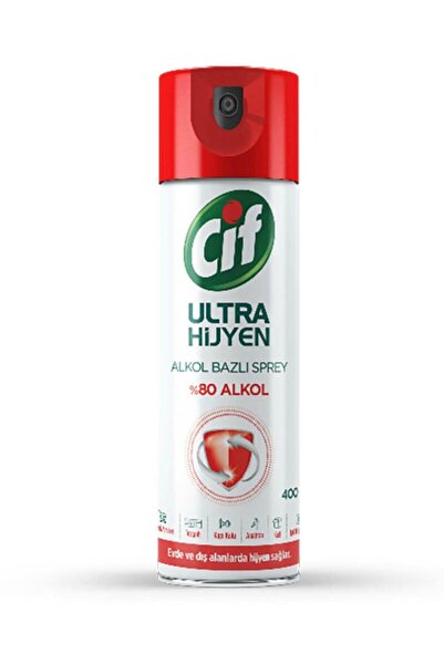 Cif Ultra Hijyen Alkol Bazlı Sprey 400ml.