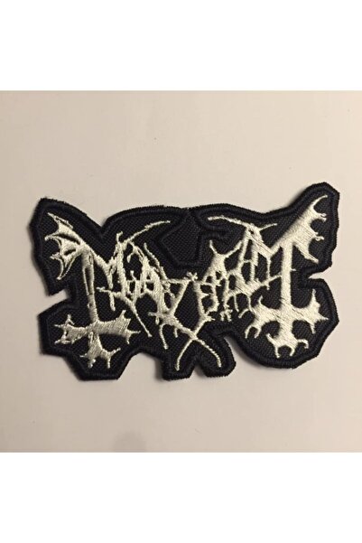 StüdyoÜmitTişört Black Metal Band Mayhem Arma ve Kot Yamaları