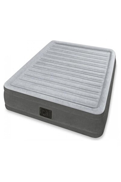 Intex Şişme Yatak Kendinden Elektrikli Pompalı Kadife Kaplı 152x203x33 cm 67770