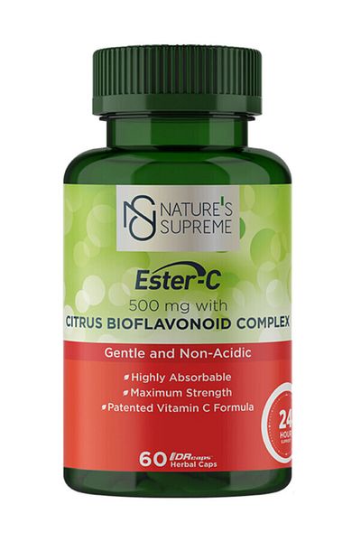 Nature's Supreme Ester-C 500 Mg Vitamin C 60 Capsules