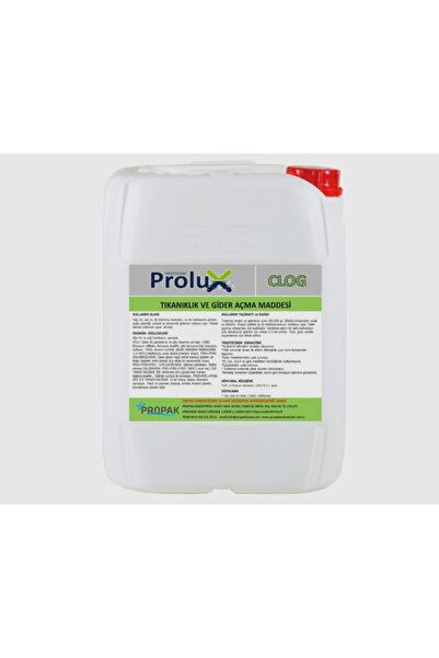 Logar Gider Lavabo Tıkanıklık Açıcı Clog 5 Litre