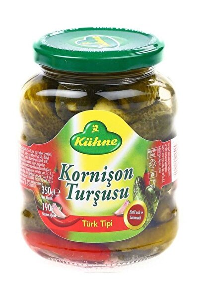 Kühne Cam Turşu Türk Tipi Kornişon 350 Gr