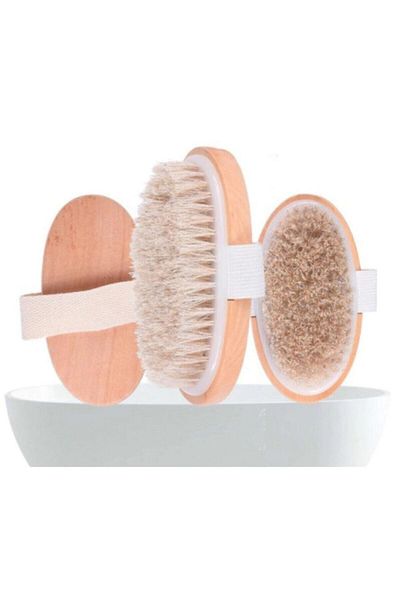 MYDERMA 100% Natural Horsehair Cellulite Brush