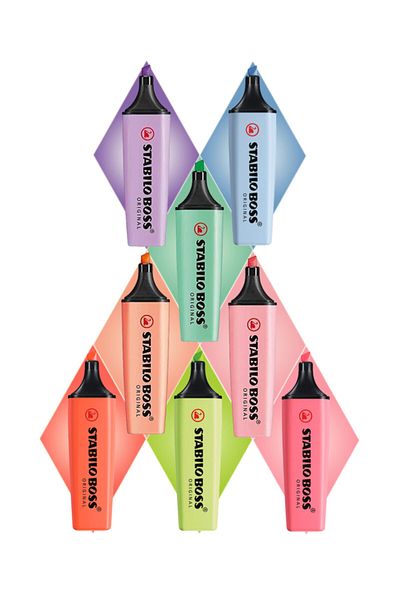 Stabilo New Set of 8 with Pastel Colors Version8