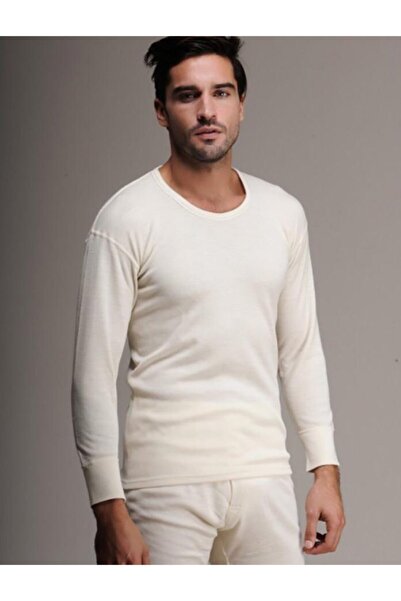 eşref giyim Ilke Krem Uzun Kol Termal Fanila