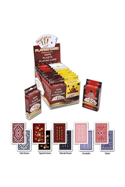 Star A/30 Oyun Kağıdı % 100 Premium Plastik A-30 Plastik Desenli Oyun Kağıdı ...