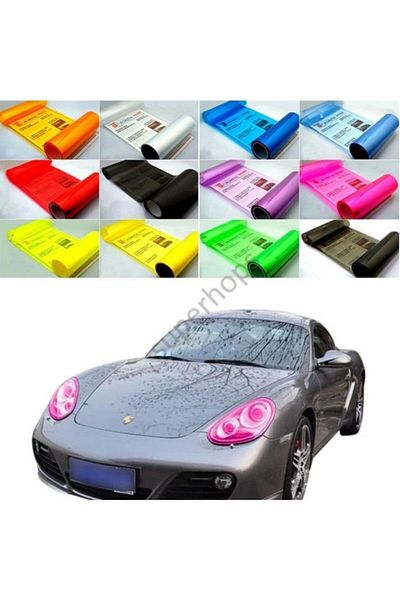 AUTOFOLYO Film transparent pentru faruri 30 cm x 1 metru folie de protectie pentru faruri