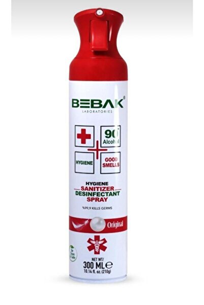 Bebak Dezenfektan Antibakteriyel Hava Temizleme Spreyi Lavanta 300 Ml