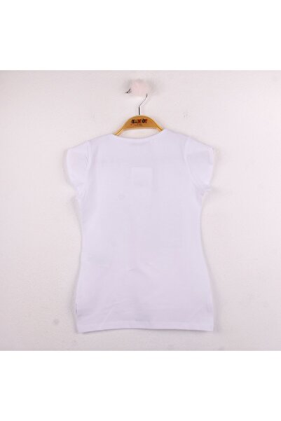 Toontoy Дівчача біла футболка з принтом Love