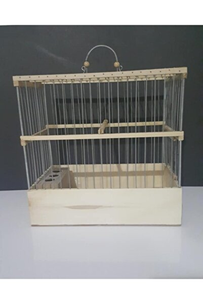 cotanakkafes Ahşap Tel Geçme Kafes 28x27x17
