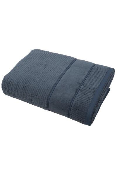 Ecocotton Mavi Eliza Air Twist %100 Pamuk Banyo Havlusu 80x150