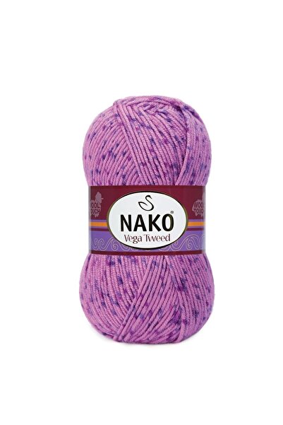 NAKO 5 Adet Vega Tweed Premium Akrilik El Örgü Ipi Yünü 31762