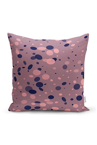 Realhomes Beyaz Zemin Üzerinde Pastel Renkli Geometrik Desenli Yastık Kırlent...