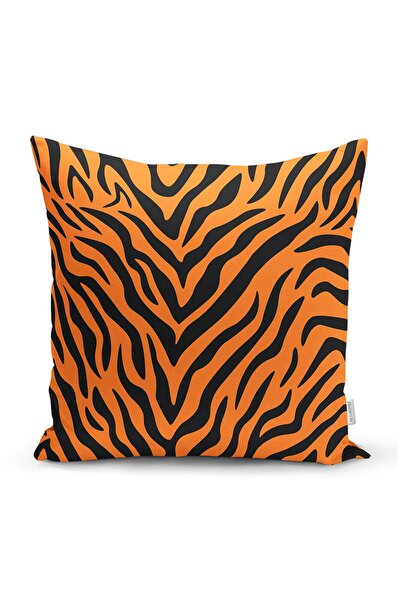 Realhomes Dvostrana šarena jastučnica od antilopa sa crnim zebrastim motivom ...