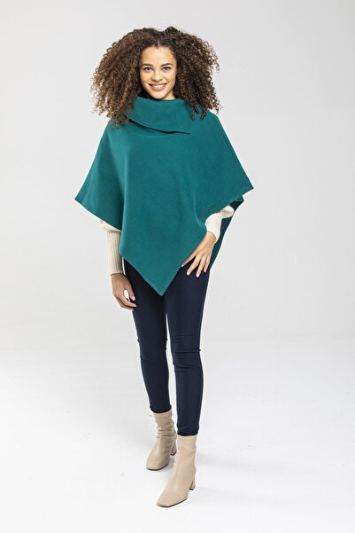 Pitti Жіноче пончо Petrol 70257 P