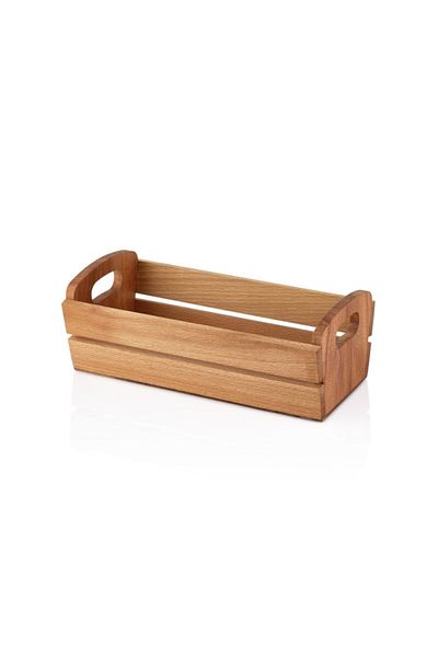 woodsy Bread Basket Grano Wooden Bread Bowl
