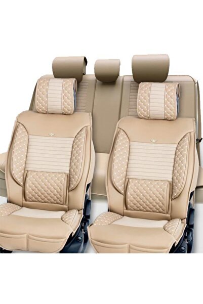 AkalMatbaa Nissan Country Luxury Leather Car Seat Cover Orthopedic Set (Elite)