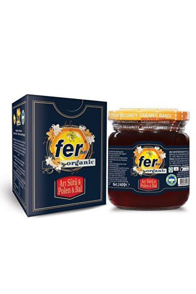 ferbal Organik Propolisli Arı Sütü Polen Bal Karışımı 240 Gr