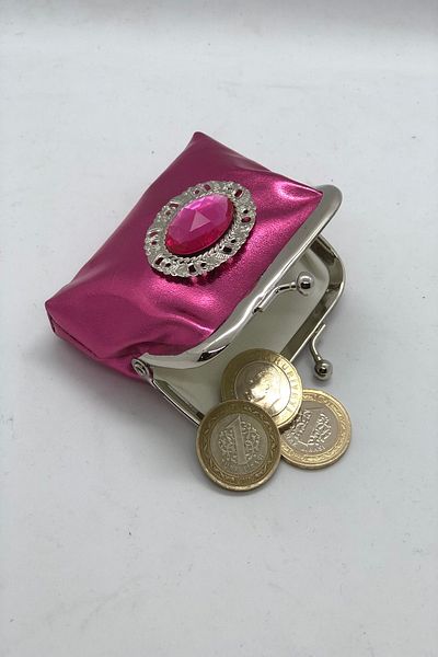 MENİSE Coin Purse - Stone Detailed