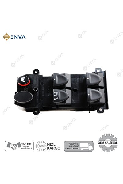 Enva Honda Civic Fd6 Sol Cam Açma Düğmesi Anahtarı 2007-2012 5-buton