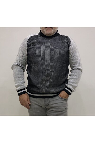 Twister Jeans Twister Balıkçı Yaka Kazak Et 3481 Siyah-beyaz