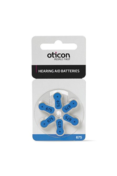 Oticon 675 Kulak Işitme Cihazı Pili 6 Lı Paket