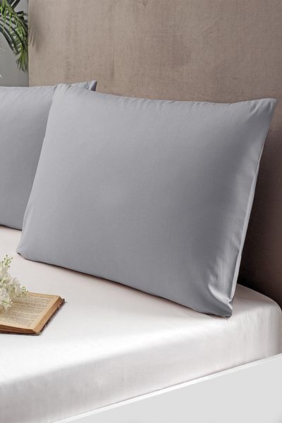 Pierre Cardin 2-Piece Pillowcase Gray