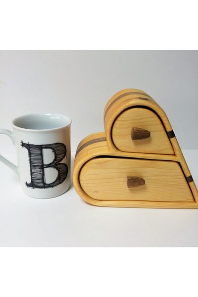 MBK AHŞAP Brown Wooden Box