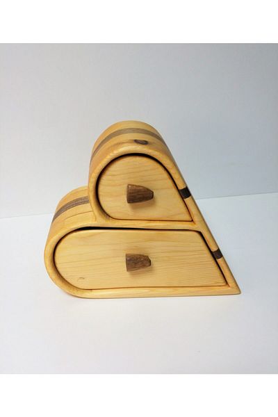 MBK AHŞAP Brown Wooden Box