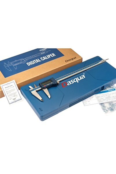 DASQUA 200mm Mavi Lcd Ekran Dijital Kumpas Ip54 ( 2000-1010 )