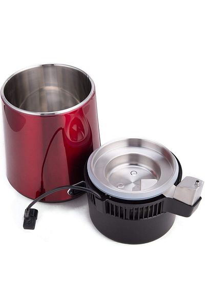 Dentreal Red Distilled Pure Water Distillation and Retort Device with Built-in Thermostat