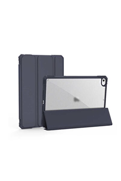 Coverzone Ipad Mini 5 ile Uyumlu Alfa Standlı A2133-A2124-A2125-A2126 Mavi Ta...
