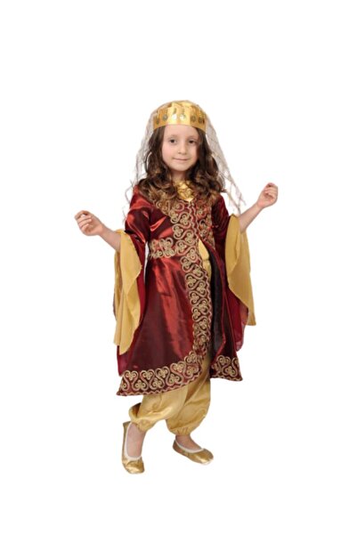 SEDACAN KOSTÜM Çocuk Bordo Bindallı Kına Kıyafeti