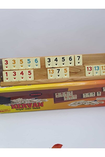 Kervan Ahşap Okey Takımı