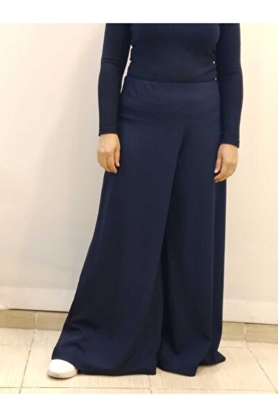 Mertcan Butik Πλεκτή φούστα παντελονιού με ελαστική μέση