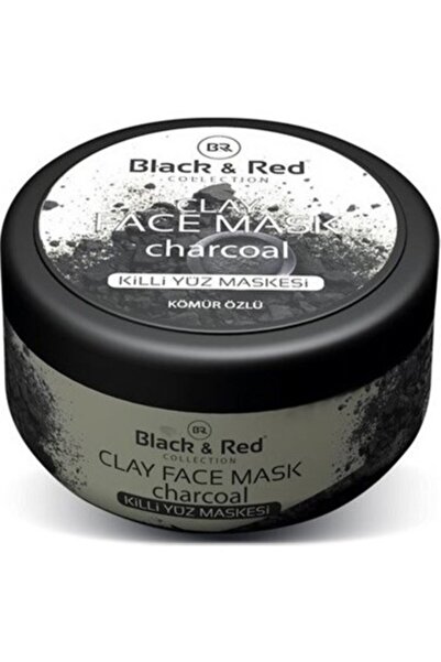 Black Red Clay Face Mask with Charcoal Extract 400 gr8680057222697