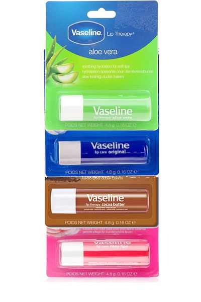 Vaseline 4-Piece Vaseline Lip Care Balm Lip Care Set