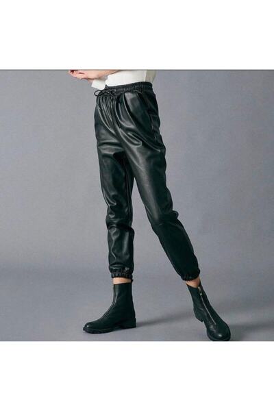 SİRİUS48 Ženske Koža Jogger pantalone