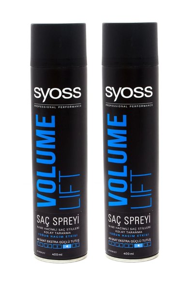 Syoss Saç Spreyi Yoğun Hacim Volume X 2 Adet