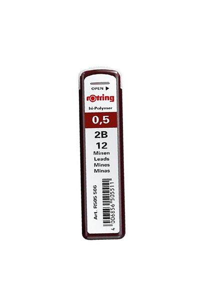 Rotring Hi-Polymer Pen Tip 0.5 mm 2B S0312630