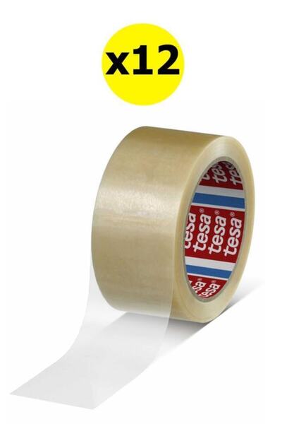 Tesa Koli Bandı Doğal Kauçuk Şeffaf 100mx45mm X6 Adet
