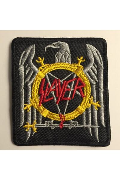 StüdyoÜmitTişört Slayer Eagle - رقعة، دبابيس، مزيج، رقع جينز