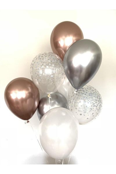 Ekin Süs Chrome Silver, Gold Balloon Harness