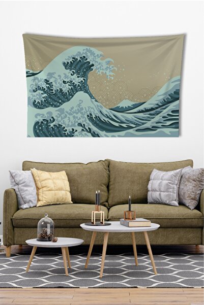 Vagonik Килим для стін з хвилястим візерунком 140 X 100 см