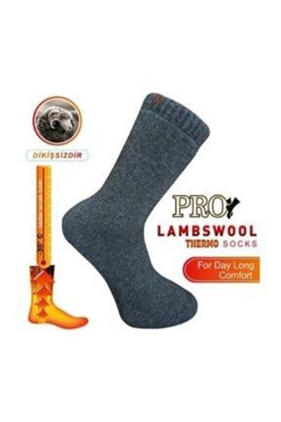 PRO Ανδρικές χειμερινές θερμικές κάλτσες από μαλλί αρνιού ποιότητας 6 τεμαχίων
