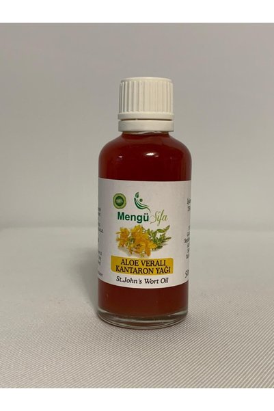 mengü şifa Natural Aloe Vera and St. John's Wort (KHORT) Oil 50ml