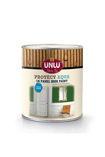 Ünlü Boya Ünlü Protect Aqua Su Bazlı 1k Panel Kapı Boyası Beyaz 0,9l