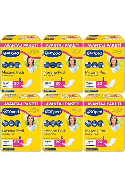 Canped Mesane Pedi Avantaj Paket Klasik L-büyük Boy Yoğun 120 Adet